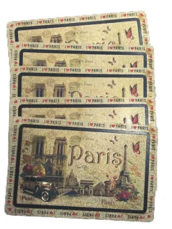 Baralho de 54 cartas de Paris ouro