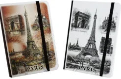 Bloco de notas 5 monumentos de Paris