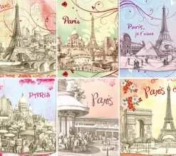 Bloco de notas Monumentos de Paris