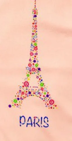 Body Torre Eiffel cor de rosa