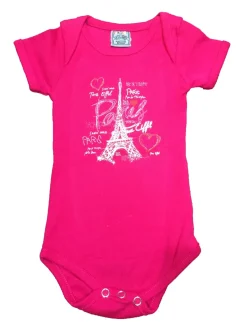 Body Torre Eiffel fúcsia