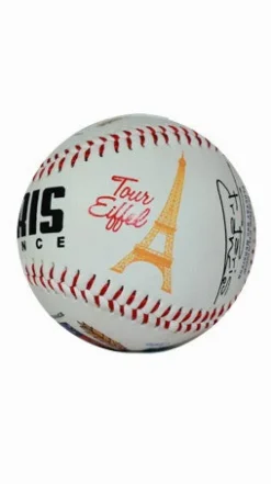 Bola de baseball branca Paris