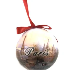 BOLA DE NATAL PARIS lembranças