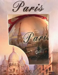 BOLA DE NATAL PARIS lembranças