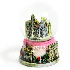 Bola de neve monumentos de paris - Rosa