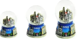 Bola de neve  monumentos de paris