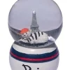 Bola de neve Torre Eiffel "Gato com boina"