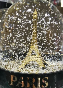 Bola de neve Torre Eiffel em Paris fabricada em França