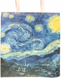 Bolsa de algodão A Noite Estrelada Van Gogh