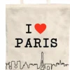 Bolsa I 鉂わ笍 Paris de algodão