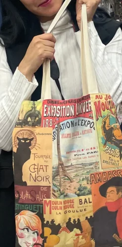 Bolsa multipôsteres de algodão