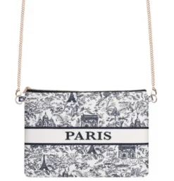 Bolsa toile de Jouy Monumentos de Paris