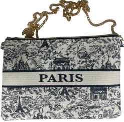 Bolsa toile de Jouy Monumentos de Paris