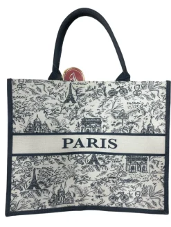 Bolsa tote Paris Book Tamanho Médio