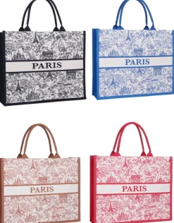 Bolsa tote Paris Book Tamanho Médio