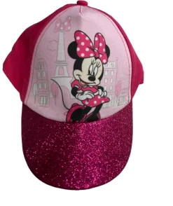 Boné Minnie Mouse Torre Eiffel Rosa fúcsia
