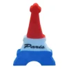Borracha Torre Eiffel azul branco e vermelho