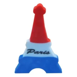 Borracha Torre Eiffel azul branco e vermelho