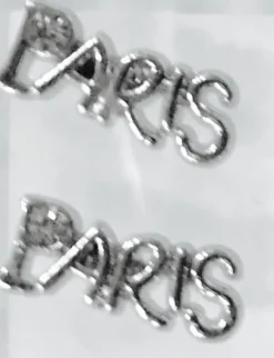 Brincos Paris prateados