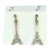 Brincos Torre Eiffel dourado
