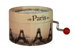 Caixa de música "A construção da Torre Eiffel"