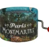 Caixa de musica a manivela - Montmartre