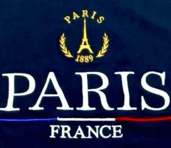 Camiseta bordada Paris France