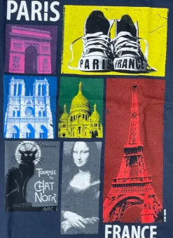 Camiseta da Marinha Paris França