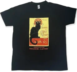 Camiseta da tournée du chat Noir