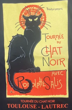 Camiseta da tournée du chat Noir