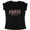 Camiseta feminina Paris cristal