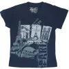 camiseta infantil monumentos de paris
