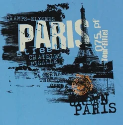 Camiseta infantil Paris Urbana