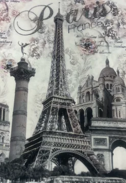 Camiseta Paris França Torre Eiffel Monumentos de Paris