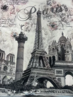 Camiseta Paris França Torre Eiffel Monumentos de Paris