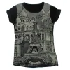 Camiseta Paris Montmartre preta