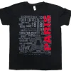 Camiseta Torre Eiffel Paris em vermelho