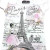 Camiseta Torre Eiffel Paris Princesa - souvenirs Paris pas cher
