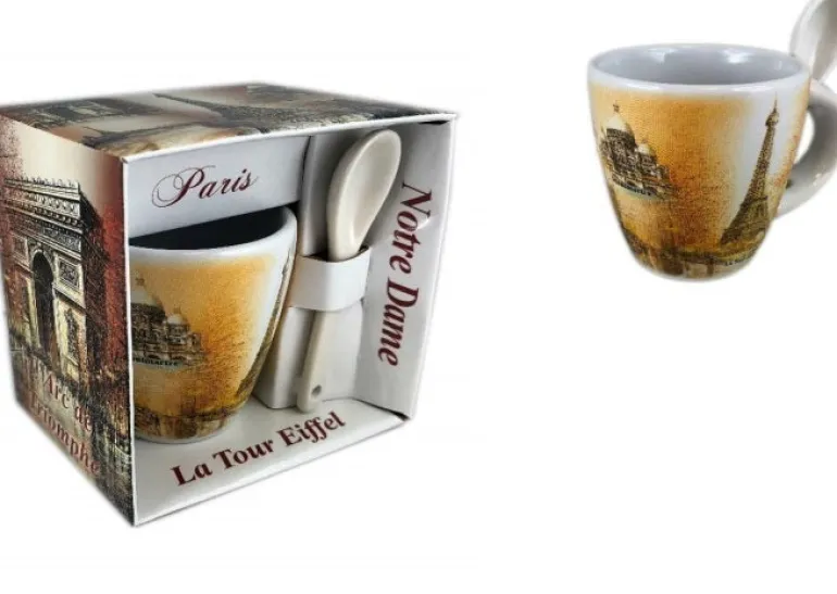 Caneca de café Torre Eiffel monuments Paris