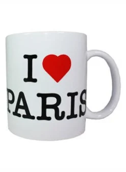 Caneca grande I love Paris