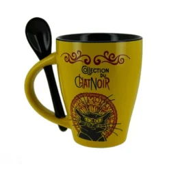 Caneca "La Tournée du Chat noir" com colher