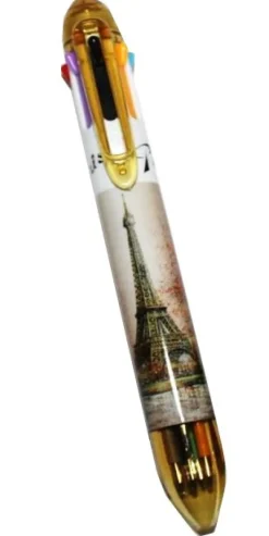 Caneta Torre Eiffel 7 cores