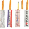 4 canetas baguete magnéticas com bolsinha souvenirs Françe
