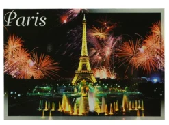Cartão-postal "Paris em festa"