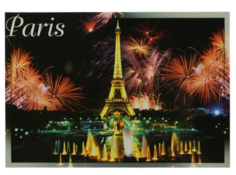 Cartão-postal "Paris em festa"