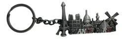 Chaveiro monumentos de Paris em relevo