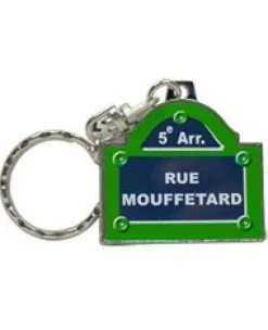 Chaveiro Placa de Rua Mouffetard