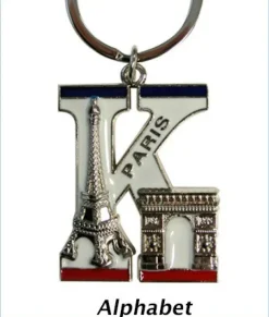 Chaveiro Torre Eiffel Alfabeto