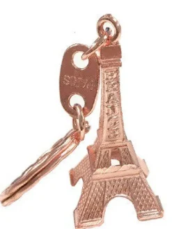 Chaveiro Torre Eiffel cor cobre