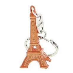 Chaveiro Torre Eiffel cor de laranja